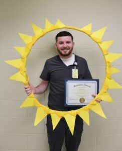 Dustin Petty, Sunshine Award Winner