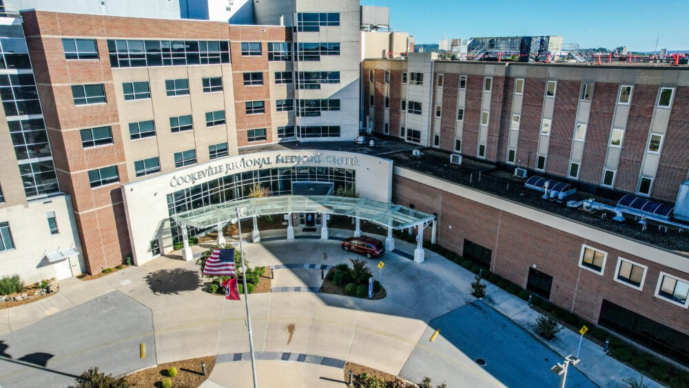 CRMC Main Entrance - Aerial Drone